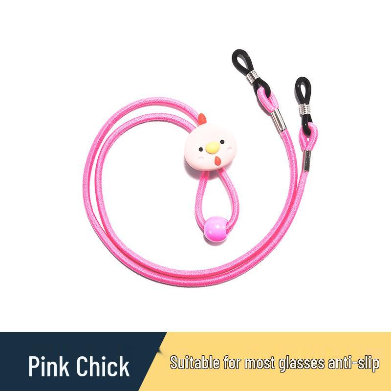 Kids' Anti-Slip Eyewear Lanyard with Sports Ear Hooks & Retractable Strap