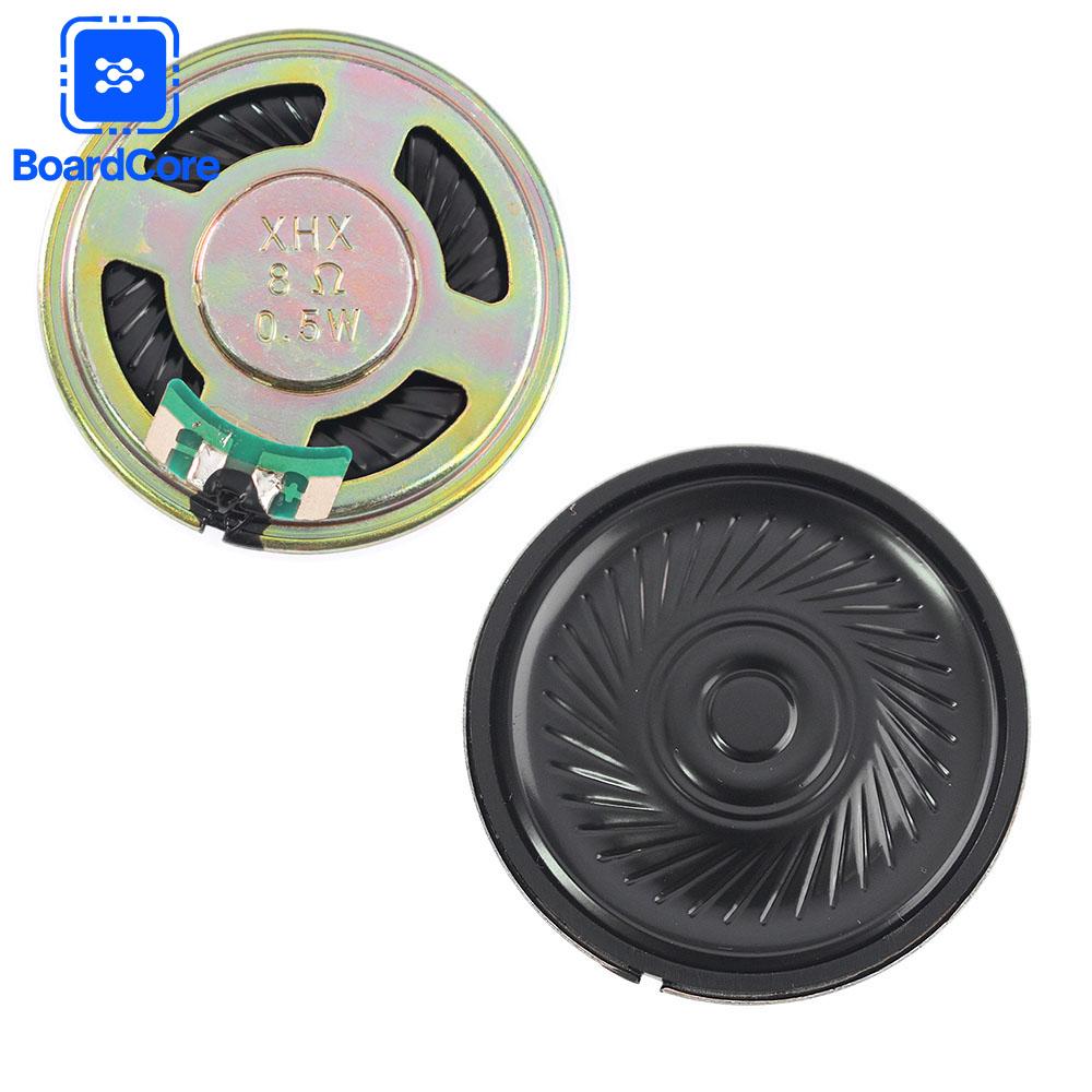 5PCS 0.5W 8ohm Speaker Ultra-thin Horn Speaker 0.5W 8R Diameter 40mm 4CM Loudspeaker for Audio Diy Electronic