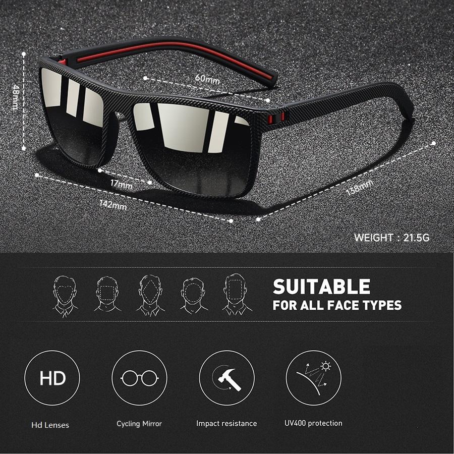 Fashion Vintage Check Pattern Sunglasses For Men Women Fishing Driving Fashion Square Brand Design Sun Glasses UV400 Eyewear