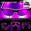 Luminous LED Voice-Activated Neon Party Glasses