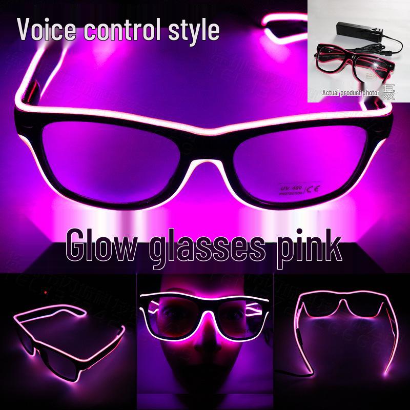 Luminous LED Voice-Activated Neon Party Glasses