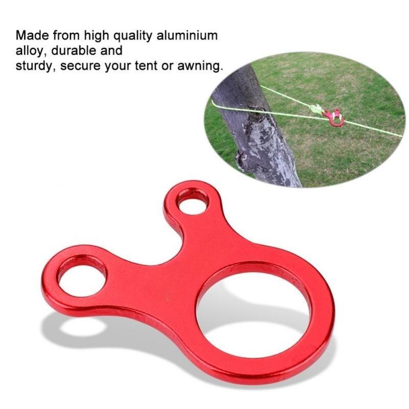 10Pcs 3-Hole Quick Knot Tent Cord Runner Fastener Wind Rope Buckle