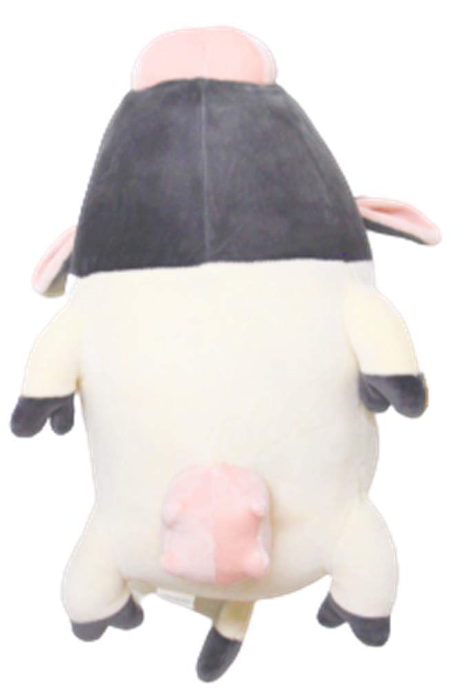 Ribheart Bolster Cushion Marshmallow Animal Molly the Cow (Approx. 27cm in length) Fluffy and soft 78239-97