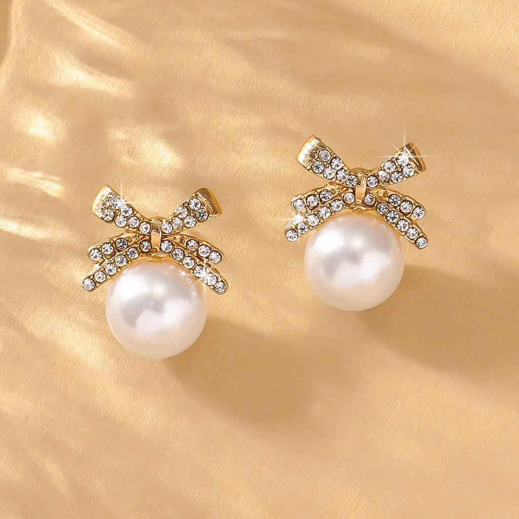 2 Pieces Of Women's Trendy And Elegant Pearl Tassel Earrings, Outdoor Travel, Carnival, Party, Holiday Dressing Gifts -SMT034