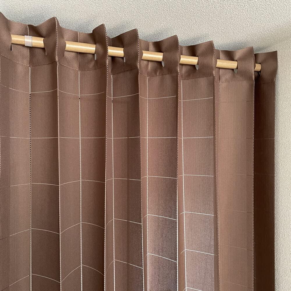 

Noren Kobo Accordion 150cm Wide x 250cm Room Privacy N 99843 Curtain, Simple, Solid, Stylish, Natural, Long, Flip-Up Curtain, Long, Divider, Screen,