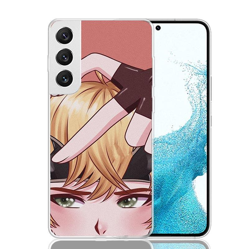 Coque de téléphone Genshin Love Walnut Pour Samsung Galaxy S25 S24 S23 S22 S21 FE S20 Ultra S10 Plus Art Personnalisée Coque Capa S24 S23 S2