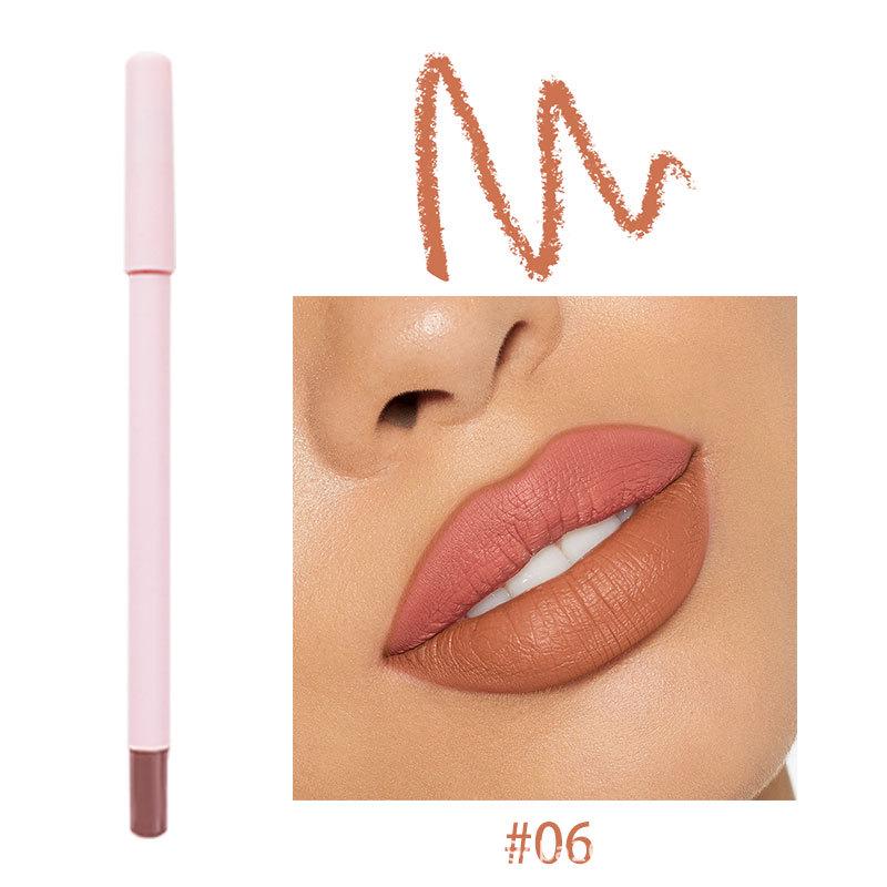 Deep Brown, Waterproof, Long-Lasting Lip Liner - 26 Colors Available.