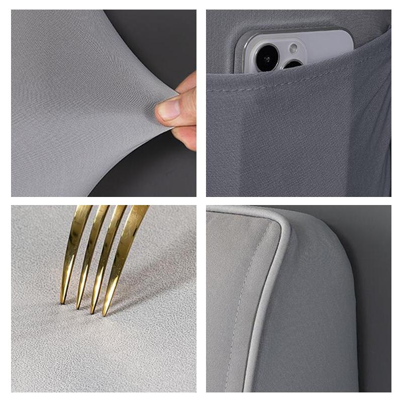 Husă rezistentă la uzură pentru tăblie de pat Îngroșare elastică Tehnologie all-inclusive Husă pentru capul de pat din material textil Husă de protecție pentru spate pentru pat anti-praf