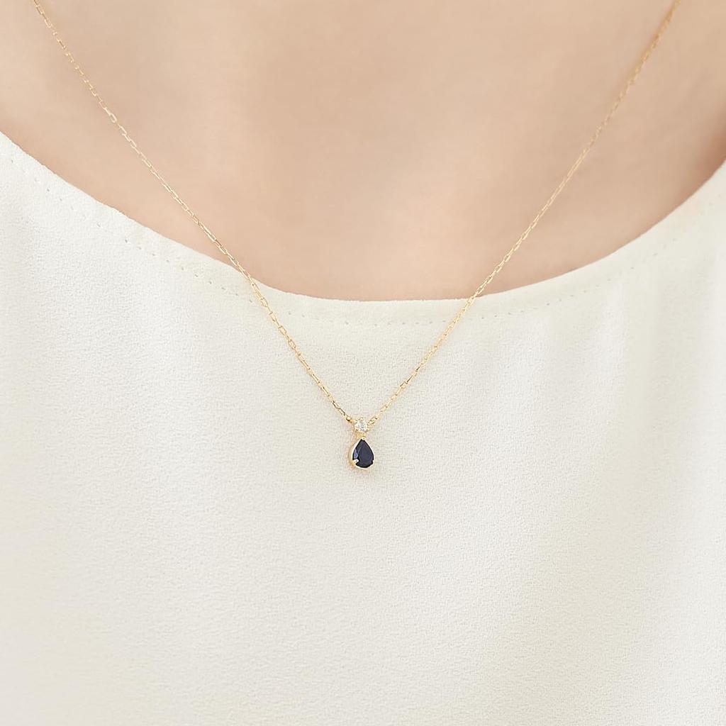 September Födelsesten 10K Gult Guld Halsband 112436123016 4℃