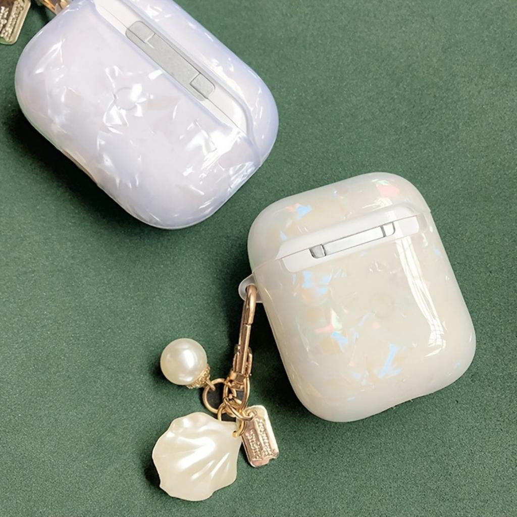 Protective Headphone Case with Case Chain for Airpods 1/2, Airpods 3, Airpods Pro, Airpods Pro2, AirPods 4