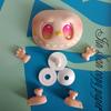 Labubu Vinyl Face 3Rd Big Into Energy Id Hand Foot Doll Accessories Facial Accessories Diy Blind Box Handmade Switching Emotions