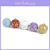 Rhinestone Glitter Christmas Baubles Balls Xmas Tree Ornament Decoration 8cm Hot