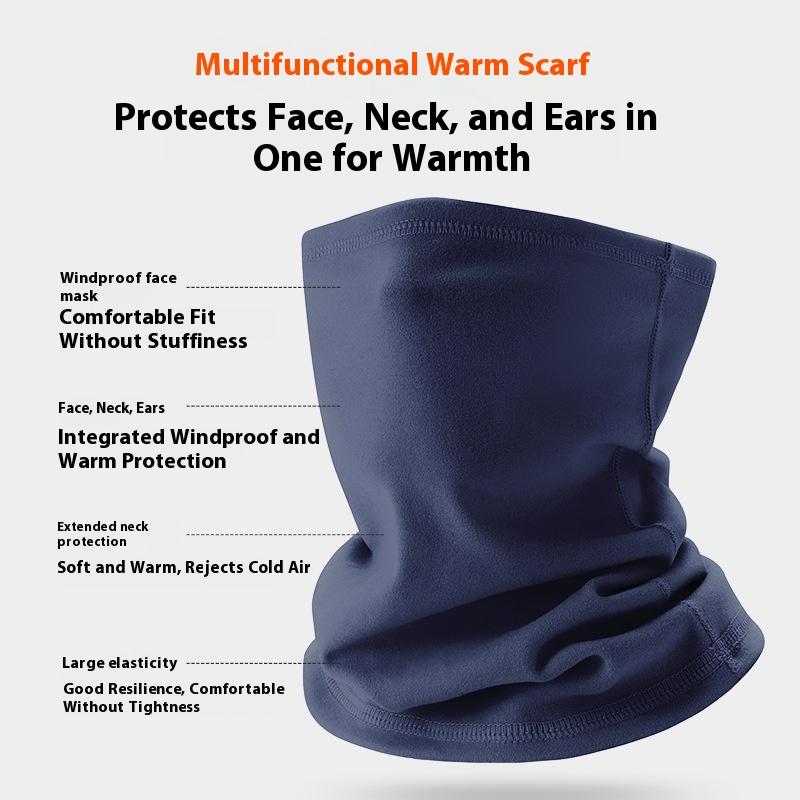 1Pc Winter Face Mask Fleece Warm Windproof Cycling Cap Motorcycle Running Neck Warmer Sport Training Scarf Balaclava Hat