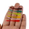 50Pcs/Set 4CM/0.4G Soft Worm Lure Realistic Bionic Spiral Maggot Artificial Colorful Worm Bait Freshwater Saltwater Fishing Accessories