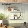 Official Umbra Shower Rack Shampoo Rack Set of CUBIKO 21018615660 Shelf, White, 2,