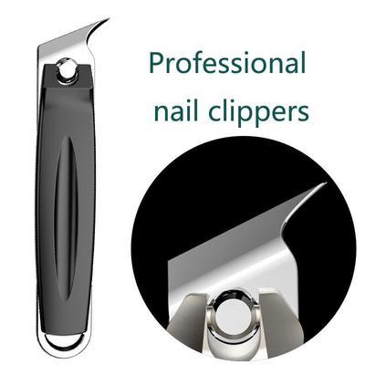 High Quality New Design Stainless Steel Angled Nail Clippers Large Angled Nail Clippers German Engineering No Filing Required