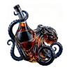 Octopus-vormige glazen karaf 3D Artistieke Borosilicaatfles voor Whiskey Wijn Frisdrank