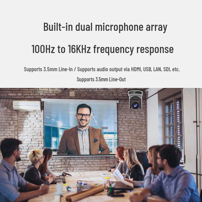 Runpu RP-HD90X 20x Optical Zoom AI Tracking PTZ Video Conference Camera (CN Version)