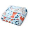 cute sharks Warm Soft Blanket  Picnic Plush Bedding Throws Print Home Decor Flannel Bedspread Sofa Bed Cover