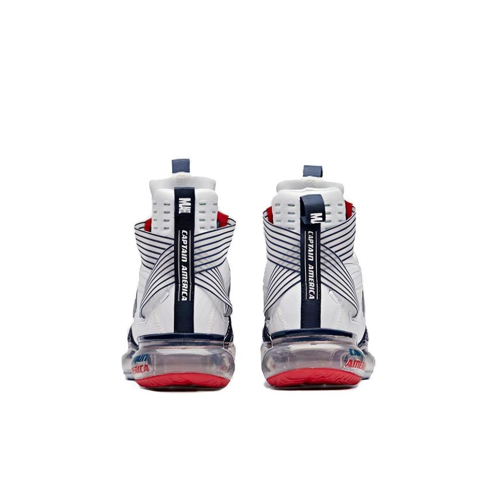 MARVEL X Anta Fabric Cushioning Slip Resistant Abrasion Resistant Support Mid Top Basketball Shoes Women's 92831139-8