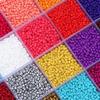 Versatile Colorful Round Glass Seed Beads for Handmade DIY Accessories