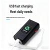 USB Rechargeable Super Bright Double Front Bicycle Light for Night Riding