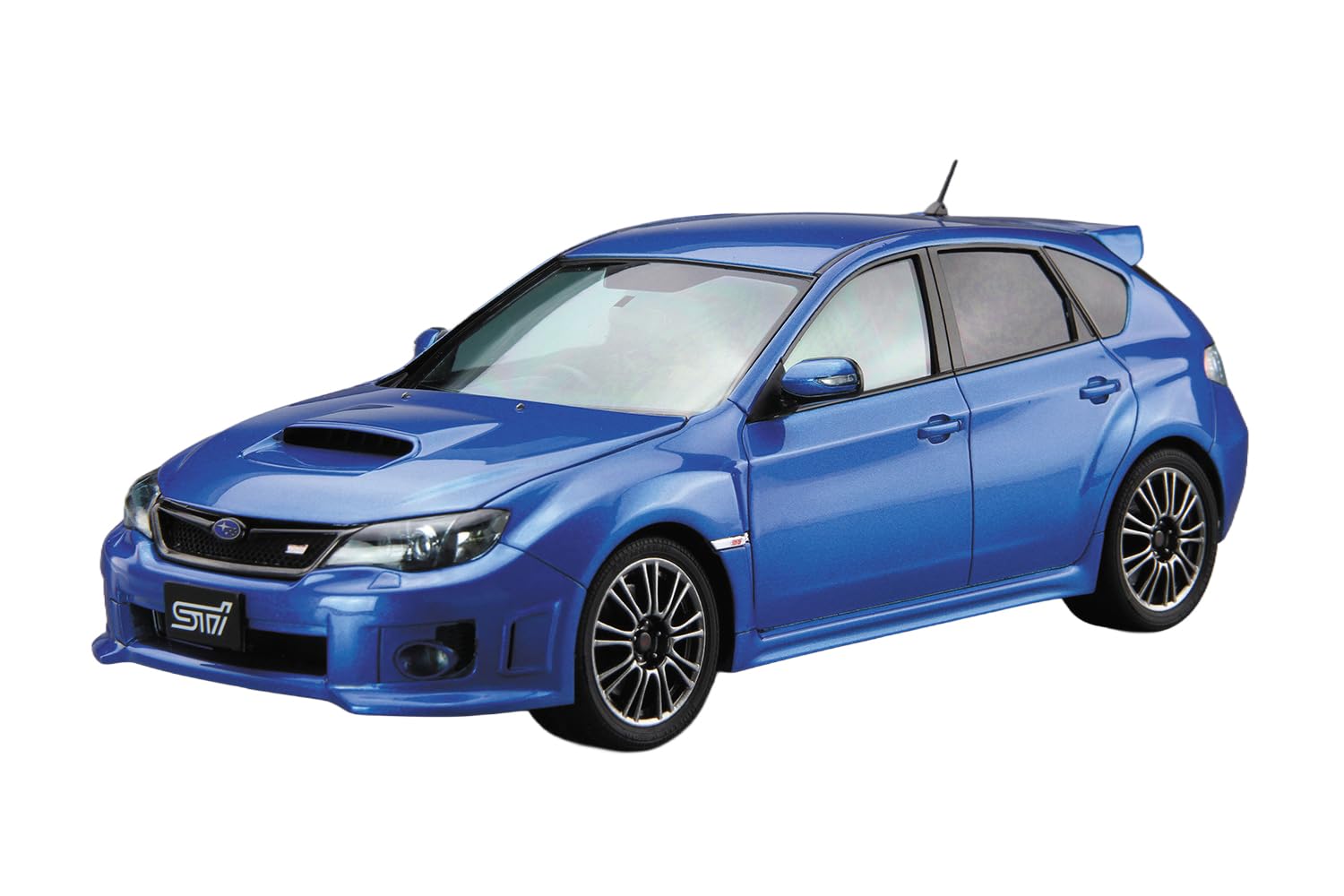 

Aoshima Bunka Kyozai Модель автомобиля Subaru GRB Impreza WRX STI Масштаб Пластиковая модель (АОСИМА) 10 1/24 синий