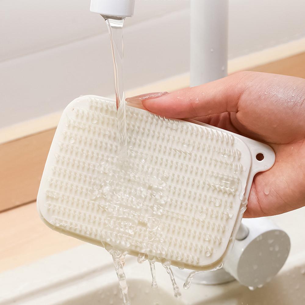 Silicone Vegetable Cleaning Brush Scrubber for Food Potato Scrubber Veggie Brush Vegetable Scrubber Cleaning Accessories