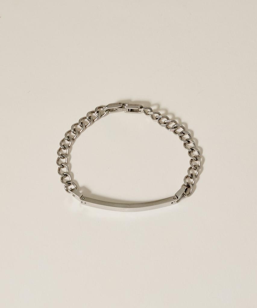 Novice Tokyo Plate Chain Bracelet [Stainless] / Silver