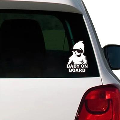 Warning Car Sticker Baby On Board Stickers Color Vinyl Film PVC Decal Creative Stickers Vehicles Motorcycle Exterior Accessories