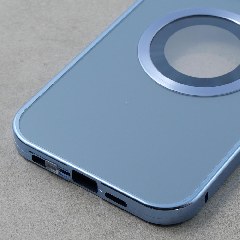 iPhone 12 Pro Case, Dual Glass, Magsafe, Blue