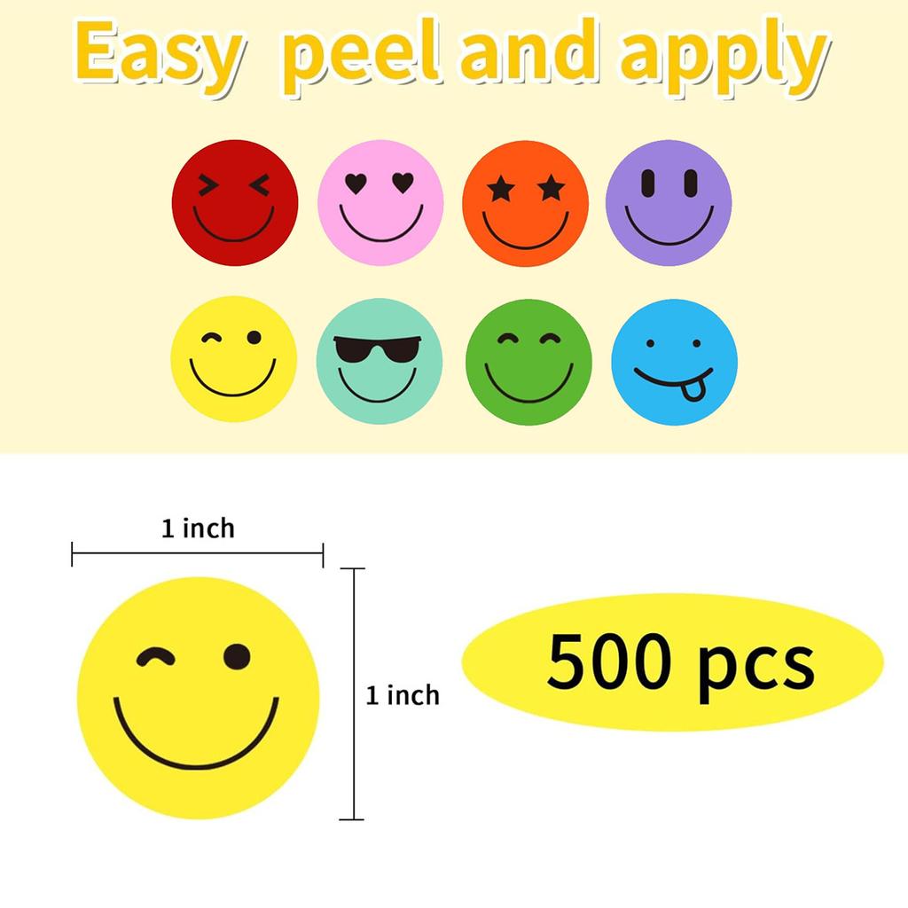 100-500Pcs Teachers Reward Stickers For Kids School Cute Toy Game Tag Thank You Stickers Diy Gift Sealing Label Stationery