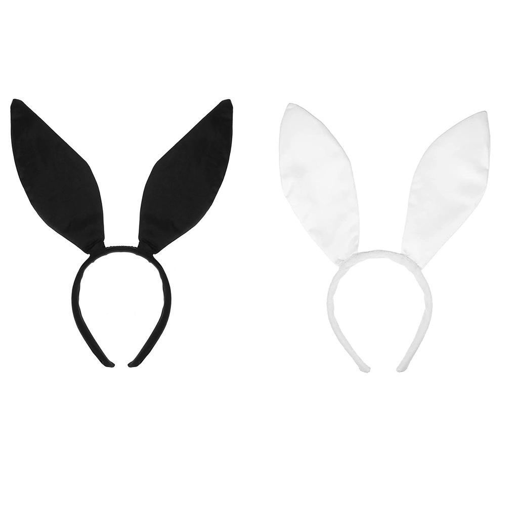Punk Hair Accessories Student Washing Face Hairband Bunny Ear HairhoopMulticolor