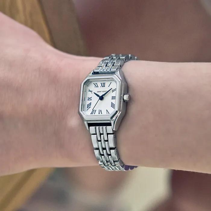 Encore Square Metal Womens Watch_Silver. ST1100SSS