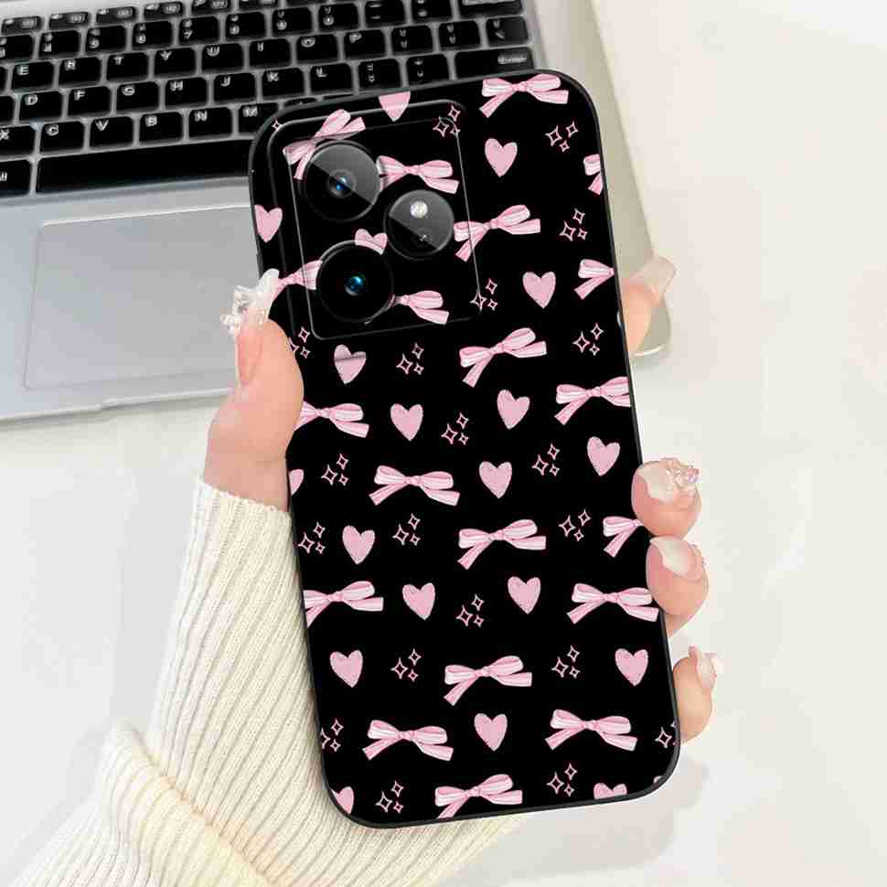 For Realme GT 7 5G RMX5061 Case Popular Butterfly Print Soft Silicon Back Cover For Oppo Realme GT7 5G 6.78" Phone Shell Coque