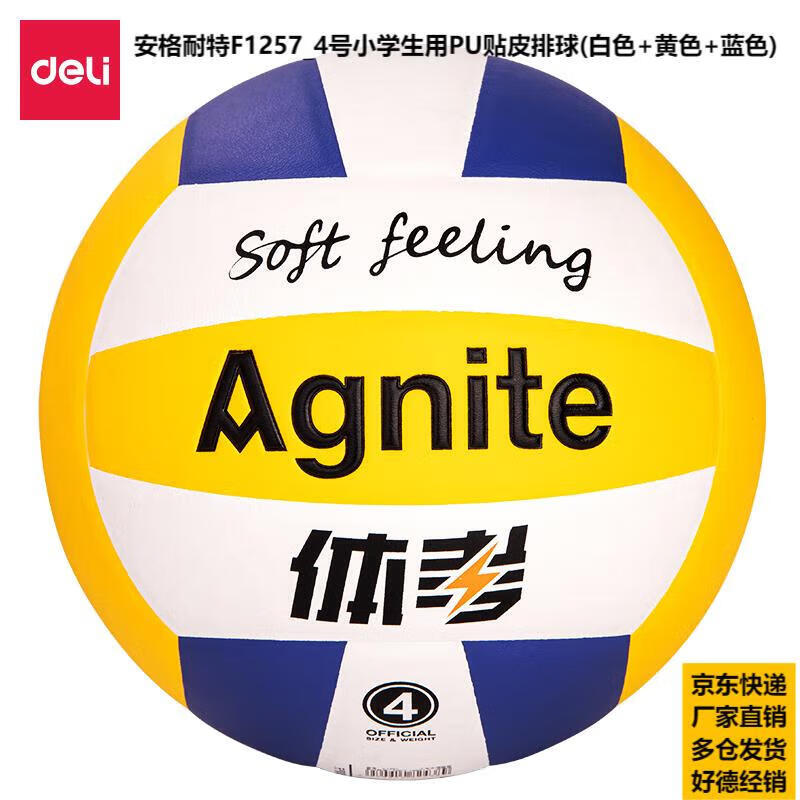 Deli Angenet F1257 Size 4 Laminated PU Volleyball
