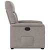 Recliner with Rising Function Taupe Fabric