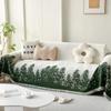 Forest Tree Chenille Sofa Throw Blanket Anti-slip Sofa Slipcover Four Season Universal Couch Blankets Towel for Living Room Home