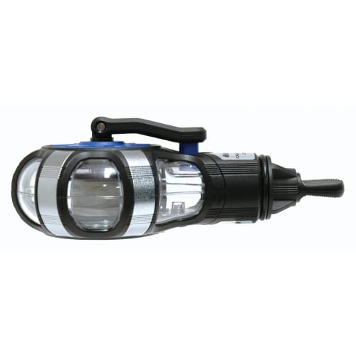 Shinwa Sokutei Handy Chalk Line, 5x Speed, Hand-Wound, Powdered, 3x Thick Thread, Blue, 77560