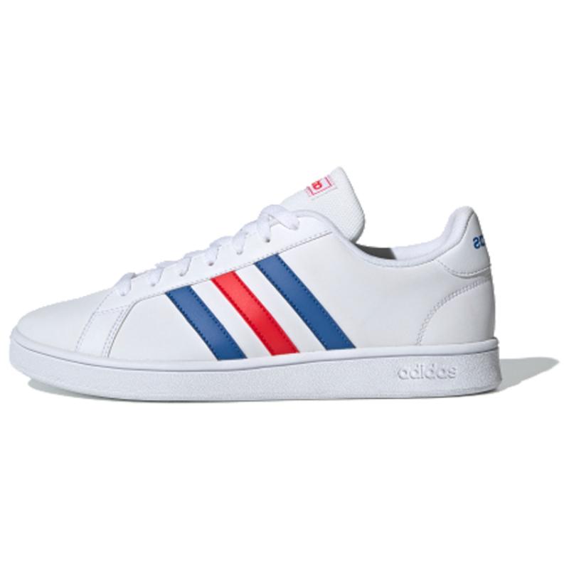 

Adidas Grand Court Base White Blue Active Red Sneakers EE7901 36