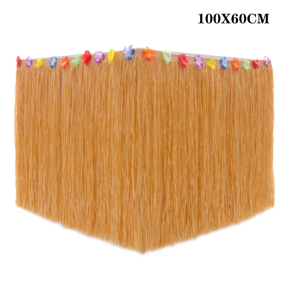 200X60cm New  Table Hula Tropical Hawaiian Hula Dress Hula Dress Party Decorations Christmas New Year