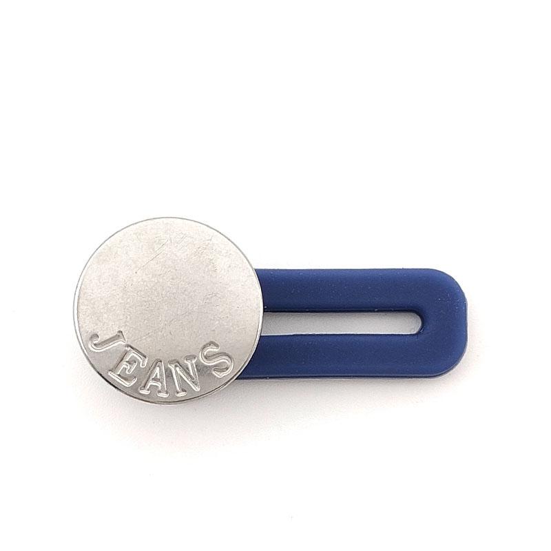 5PCS Metal Button Extender For Pants Jeans Free Sewing Adjustable Retractable Waist Extenders Button Waistband Expander