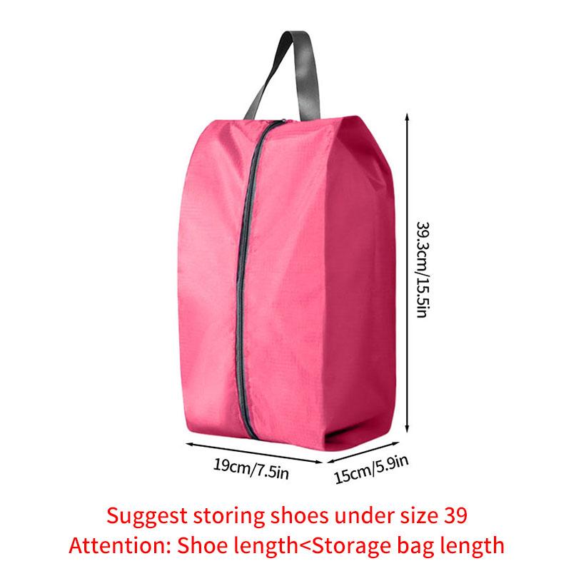 Portable Shoe Storage Bags Travel Shoe Cover Pouch Waterproof Pocket Unisex Zipper Organizer Bag Moistureproof Shoe Storage Pack