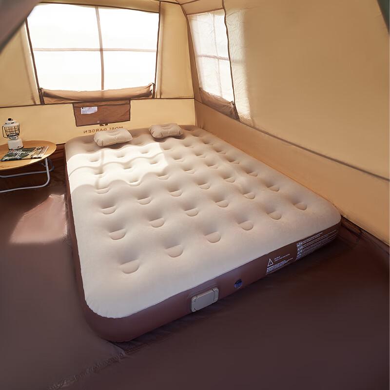 MOBIGARDEN Self-Inflating Outdoor Camping Air Mattress with Built-in Pump