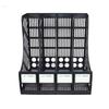 Desk File Shelf Quadruple Plastic Bookshelf Student File Organizer File Box Office Supplies Storage