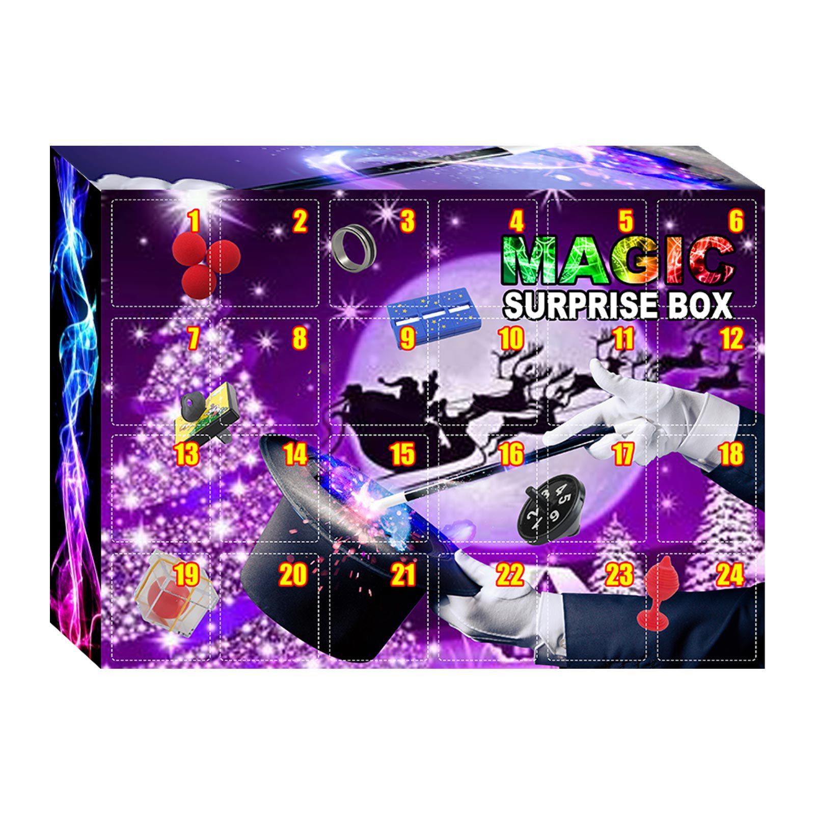 

Christmas Countdown Calendar Gifts Box Creative Magic Props Toys Advent Calendar Present For Children Accessories Random China Mainland