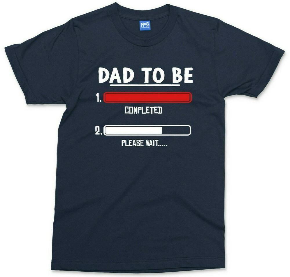 

Dad To Be 2nd Child T-shirt Funny Second New-born Baby Gift Daddy Father of Two 4XL
