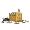 1/72 European Building Model Kit Unassembled DIY Decoration Easy Assembly Hobby Toy Miniature Wooden
