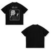 T-shirt Hip Hop con Icona Billie Eilish Collage di Testi Grafica Creativa Ispirata con Pop Art per Fan Billie Eilish Unisex