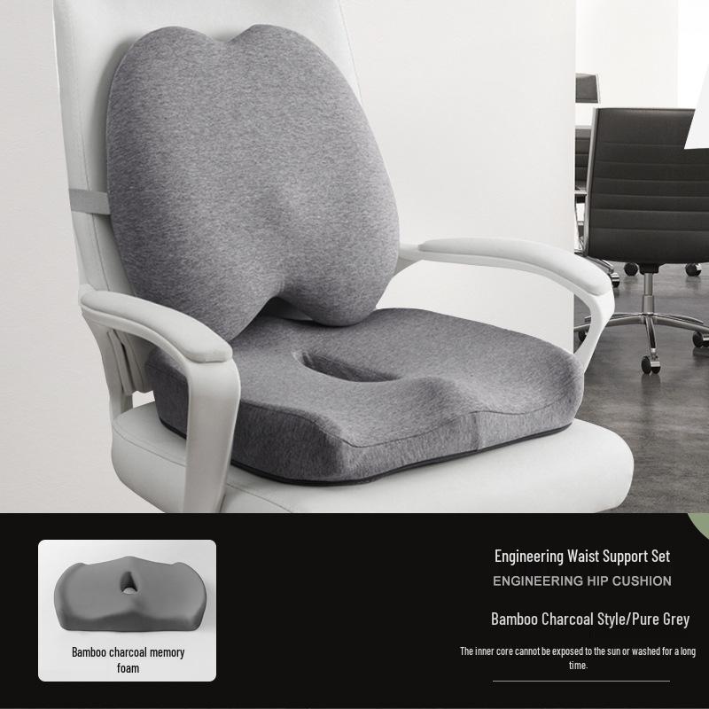 Ergonomisches Bürositzkissen mit Lendenwirbelstütze für Frauen - Lindert Gesäßschmerzen & Hämorrhoiden